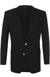 Однобортный шерстяной пиджак Tom Ford