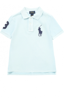 Хлопковое поло с нашивкой Polo Ralph Lauren