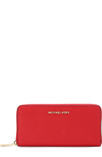 Кожаный кошелек с логотипом бренда MICHAEL Michael Kors