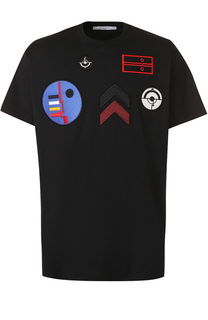 Хлопковая рубашка с нашивками Givenchy