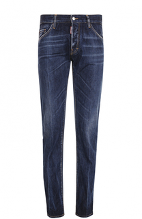 Джинсы прямого кроя с потертостями Dsquared2