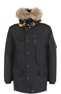 Пуховая парка Kodiak с меховой отделкой капюшона Parajumpers