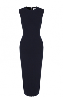 Шерстяное платье-футляр без рукавов Victoria Beckham