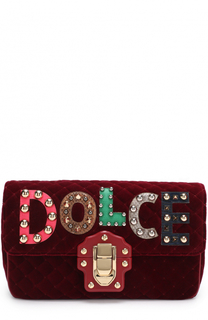 Сумка Lucia с аппликациями Dolce & Gabbana