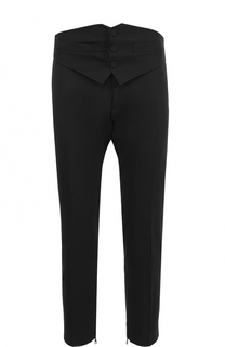 Шерстяные брюки с поясом Dsquared2