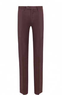Шерстяные брюки прямого кроя Germano