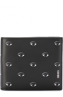 Кожаное портмоне с принтом с отделениями для кредитных карт Kenzo