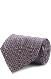Шелковый галстук с узором Brioni