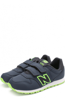 Кроссовки 500 с контрастной отделкой и застежками велькро New Balance