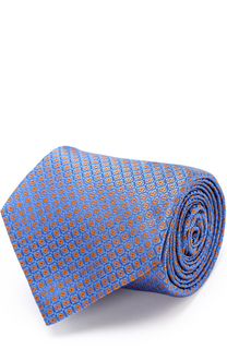 Шелковый галстук с принтом Kiton