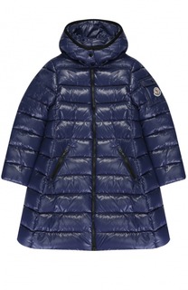 Пуховое пальто с капюшоном Moncler Enfant