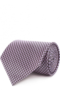 Шелковый галстук с принтом Brioni