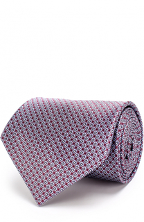 Шелковый галстук с узором Brioni