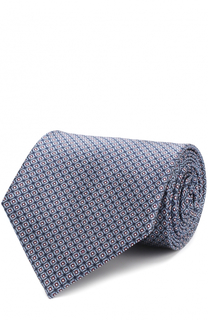 Шелковый галстук с узором Brioni