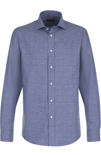 Хлопковая рубашка с принтом Ralph Lauren