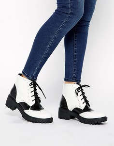 Ботильоны-броги ASOS READY TO GO - Мульти