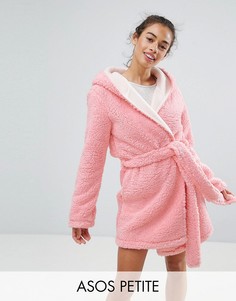 Халат с ушками ASOS PETITE Fluffy Cloud - Розовый