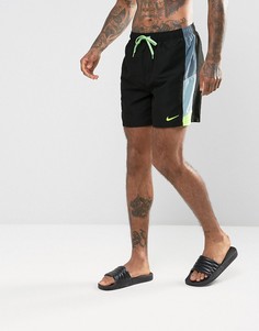 Черные короткие шорты для плавания в стиле ретро Nike NESS7419001 - Черный