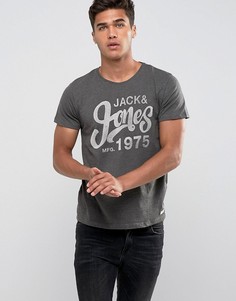 Футболка с логотипом Jack & Jones - Черный