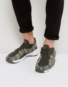 Зеленые тканые кроссовки Nike Air Footscape NM 875797-300 - Зеленый