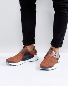 Оранжевые кроссовки Nike Sock Dart SE 911404-801 - Оранжевый