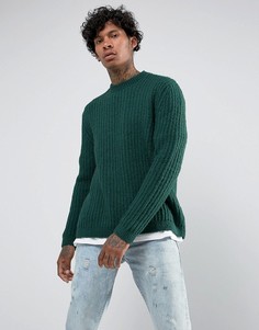 Зеленый свободный джемпер ASOS - Зеленый