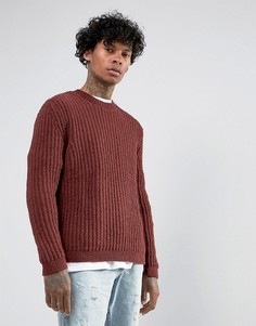 Красно-бурый свободный джемпер ASOS - Коричневый