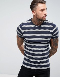 Футболка в полоску Brave Soul Summer - Темно-синий