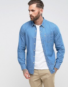 Светлая джинсовая рубашка с одним карманом Levis - Синий Levis®