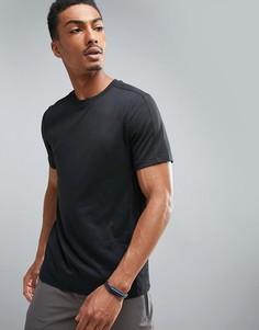 Черная меланжевая футболка Perry Ellis 360 - Черный