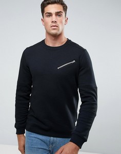 Свитшот с круглым вырезом Jack &amp; Jones - Черный