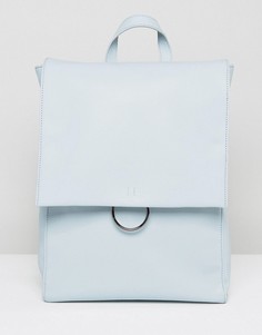 Рюкзак с клапаном и декоративным кольцом ASOS - Синий