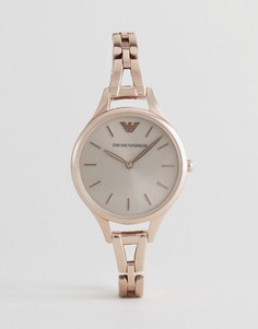 Часы с золотисто-розовым корпусом Emporio Armani AR11055 - Золотой