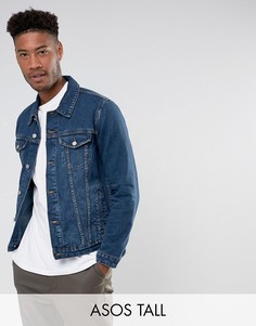 Синяя джинсовая куртка ASOS TALL - Синий