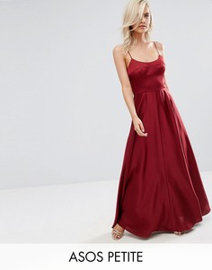 Платье макси на бретелях ASOS PETITE - Красный
