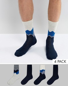 Комплект из 4 пар носков Jack & Jones - Мульти