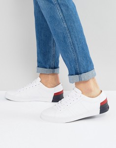 Белые кожаные кроссовки Tommy Hilfiger Jay - Черный