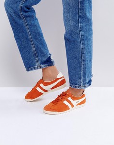 Оранжевые замшевые кроссовки Gola Bullet - Оранжевый