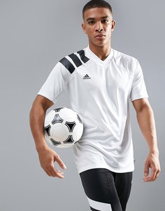 Белая футболка с принтом в стиле 90-х adidas Football CD1092 - Белый
