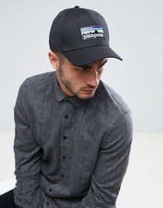 Patagonia P-6 Logo Baseball Cap Roger That in Black - Черный
