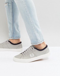 Кеды с кожаной отделкой на щиколотке Fred Perry Kendrick - Серый