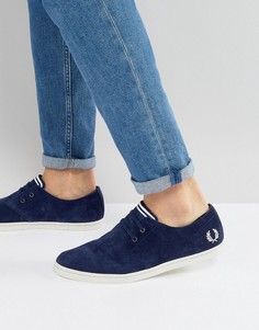 Синие замшевые кеды Fred Perry Byron - Синий