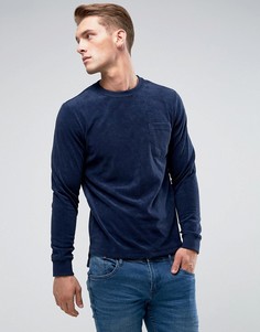 Махровый свитер Blend - Темно-синий
