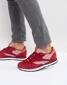 Кожаные кроссовки Reebok Classic CH - Красный