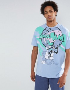 Oversize-футболка с принтом Space Jam ASOS - Синий