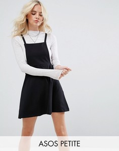 Сарафан мини с лямками на спине ASOS PETITE - Черный