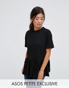 Свободный топ эксклюзивно для ASOS PETITE - Черный