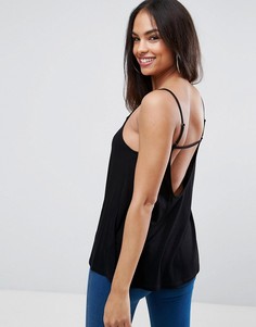 Свободный топ ASOS - Черный