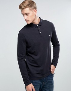Темно-синяя футболка-поло с длинным рукавом Jack Wills - Темно-синий