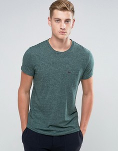 Зеленая узкая футболка с карманом Jack Wills Ayleford - Зеленый